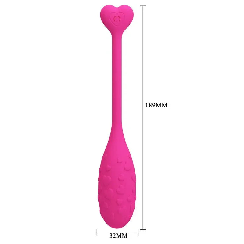 PRETTY LOVE - FISHERMAN HUEVO VIBRADOR ROSA CONTROLADO POR APP - Nuvica