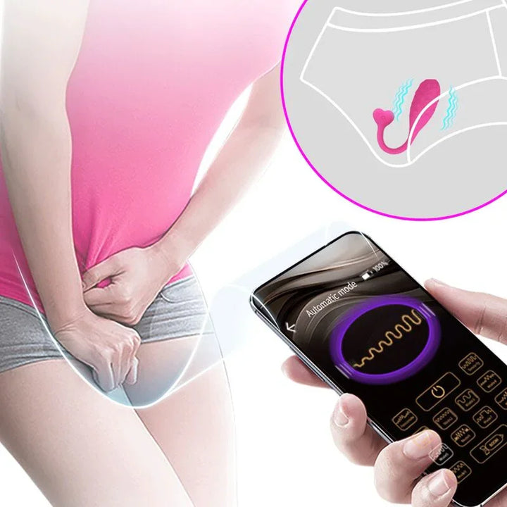 PRETTY LOVE - FISHERMAN HUEVO VIBRADOR ROSA CONTROLADO POR APP - Nuvica