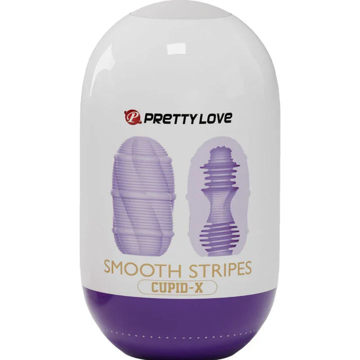 PRETTY LOVE - HUEVO MASTURBADOR SMOOTH STRIPES CUPID - Nuvica
