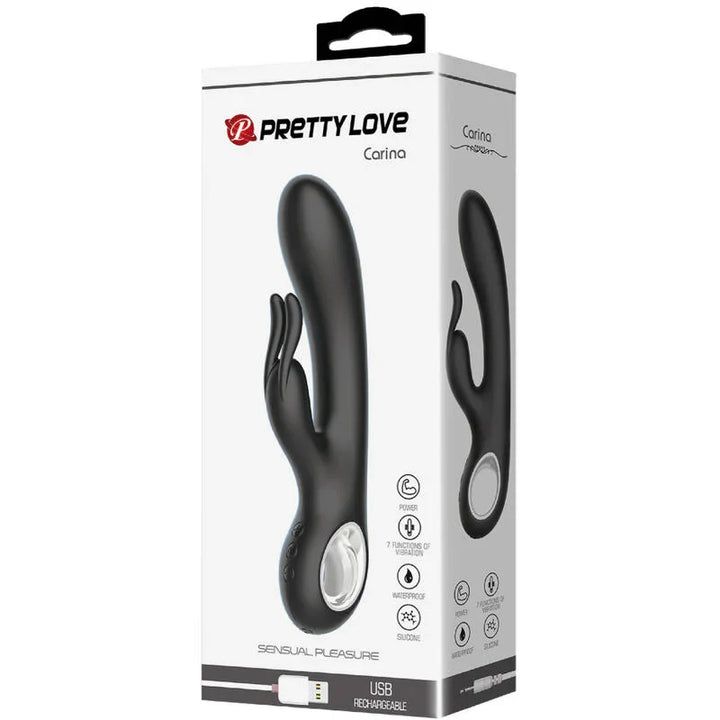 PRETTY LOVE - CARINA VIBRADOR ESTIMULADOR DE CLITORIS Y PUNTO G - Nuvica