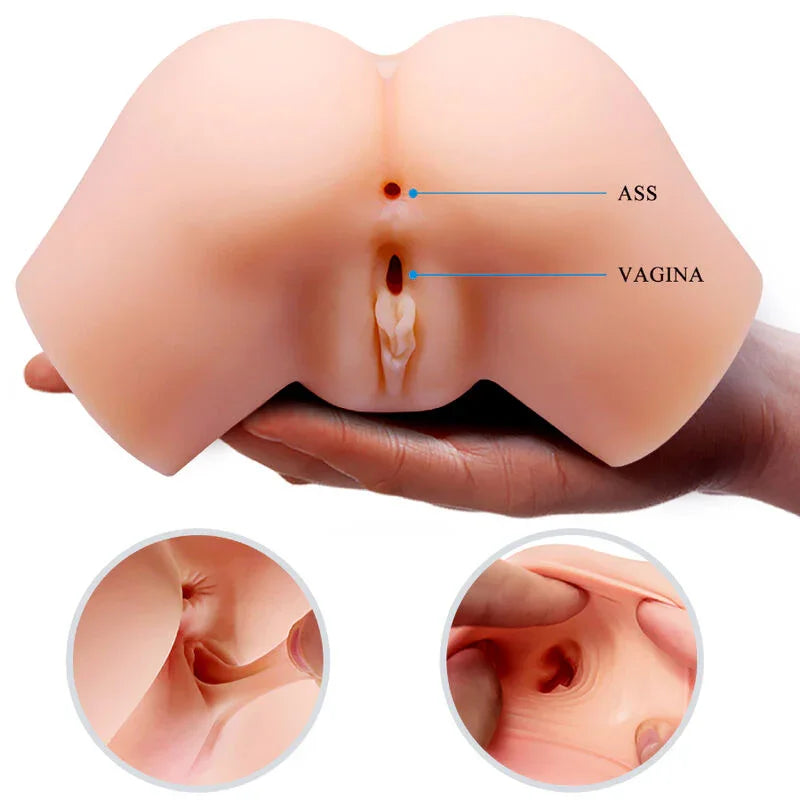 CRAZY BULL - VAGINA Y ANO REALÍSTICOS VIBRADOR SAMANTHA - Nuvica