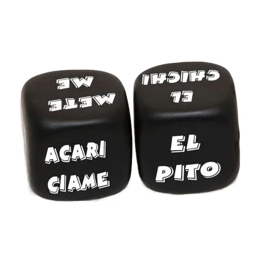 DIABLO PICANTE - 2 DADOS ACCIÓN Y PARTE DEL CUERPO - Nuvica