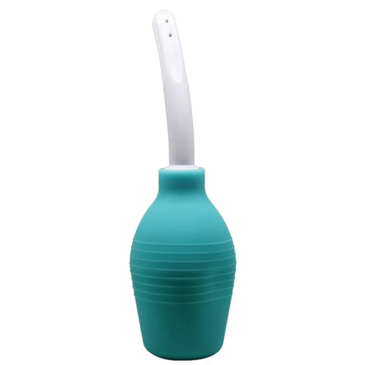 MR PLAY - PERA ANAL DUCHA DE GOMA AZUL - Nuvica