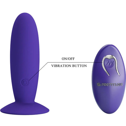 PRETTY LOVE - YOUTH PLUG ANAL VIBRADOR CONTROL REMOTO VIOLETA - Nuvica