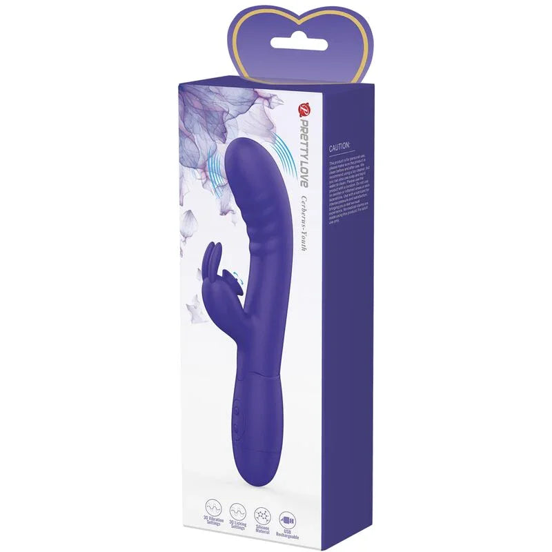 PRETTY LOVE - CERBERUS YOUTH VIBRADOR RABBIT VIOLETA - Nuvica