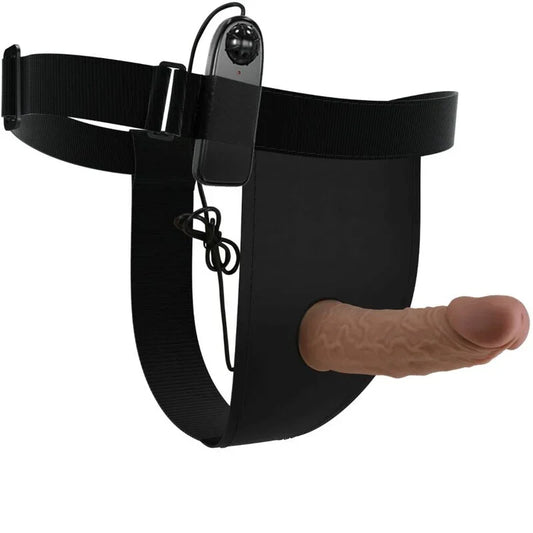 PRETTY LOVE - HARNESS BRIEFS CON VIBRACIÓN DILDO INCLUIDO - Nuvica