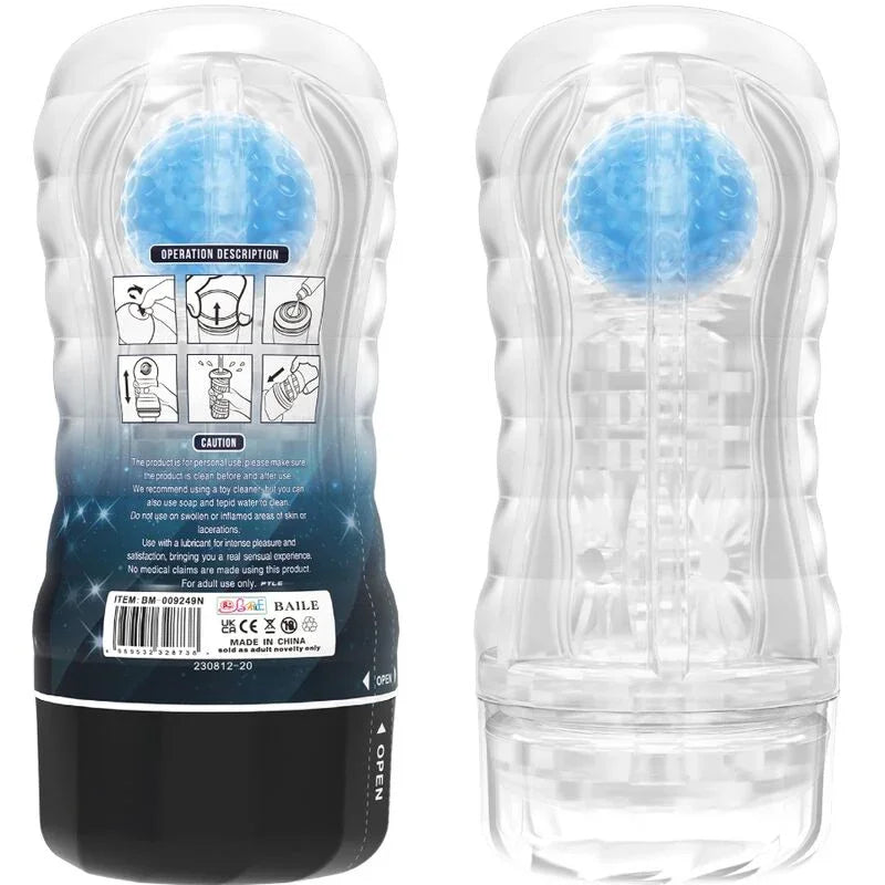 PRETTY LOVE - PLANET FUNDA MASTURBADORA AZUL - Nuvica