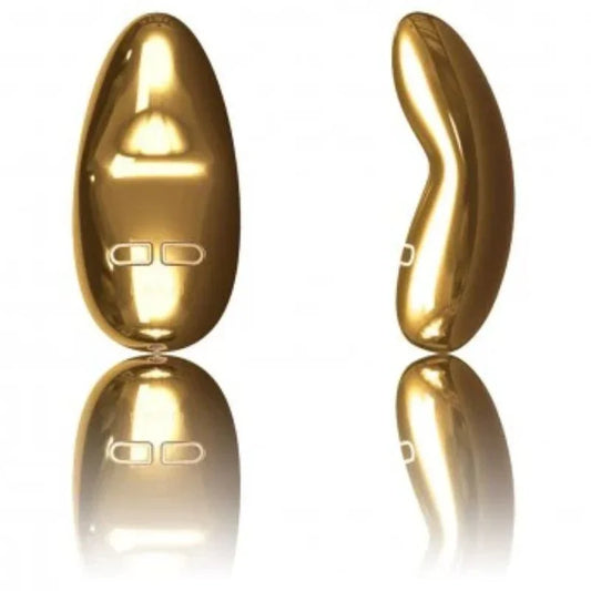 LELO - YVA MASTURBADOR CON VIBRACIÓN DE ORO - Nuvica