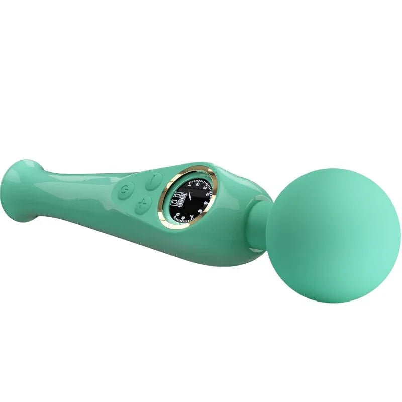 PRETTY LOVE - SKYLER VIBRADOR WAND VERDE - Nuvica