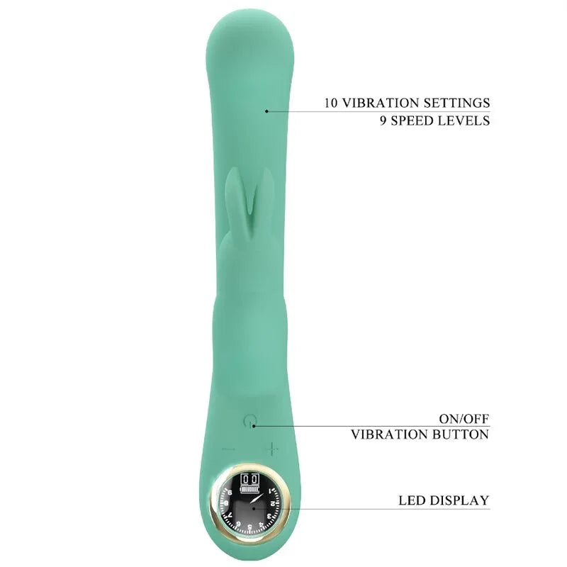 PRETTY LOVE - LAMAR VIBRADOR RABBIT & PUNTO G VERDE - Nuvica