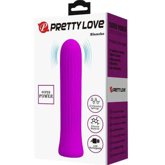 PRETTY LOVE - BLANCHE VIBRADOR ESTIMALADOR ROSA - Nuvica