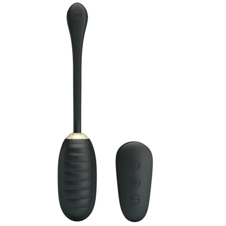 PRETTY LOVE - DOREEN HUEVO VIBRADOR DE LUJO RECARGABLE NEGRO CONTROL REMOTO - Nuvica