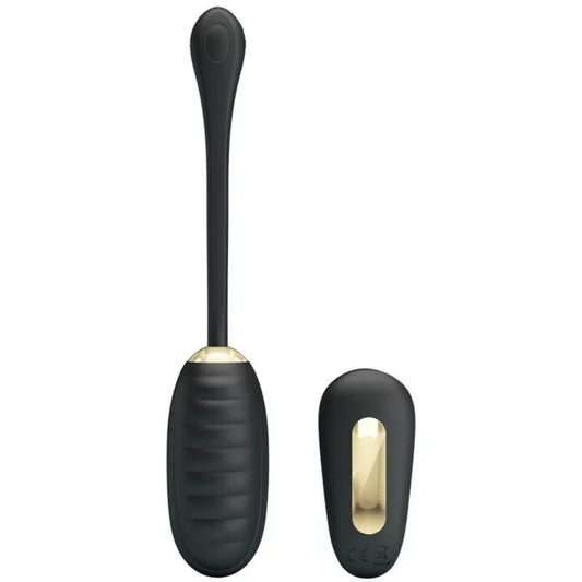 PRETTY LOVE - DOREEN HUEVO VIBRADOR DE LUJO RECARGABLE NEGRO CONTROL REMOTO - Nuvica
