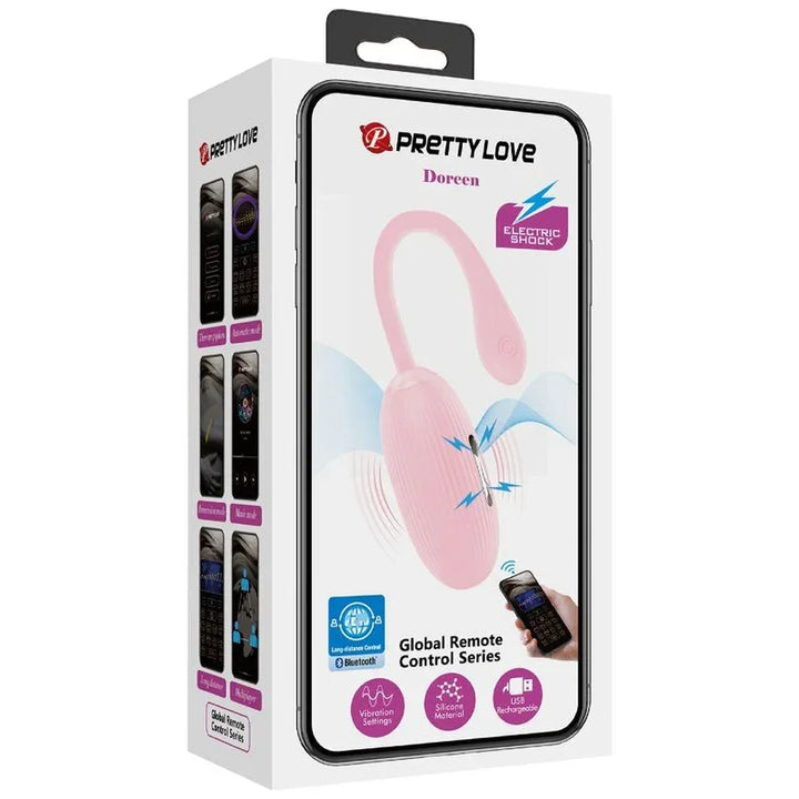 PRETTY LOVE - DOREEN HUEVO VIBRADOR RECARGABLE ROSA - Nuvica