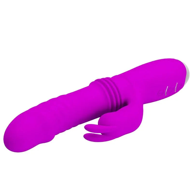 PRETTY LOVE - DOROTHY VIBRADOR CONEJO RECARGABLE MORADO - Nuvica