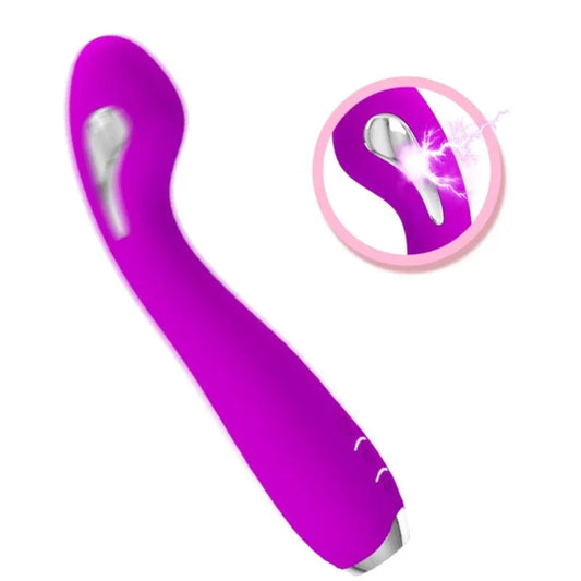 PRETTY LOVE - HECTOR VIBRADOR ELECTROSHOCK RECARGABLE & IMPERMEABLE MORADO - Nuvica
