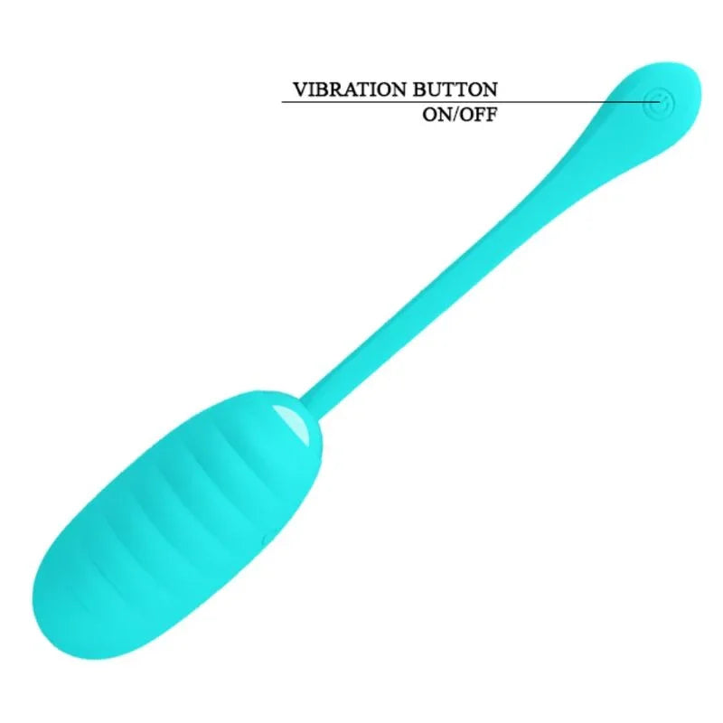 PRETTY LOVE - KIRK HUEVO VIBRADOR RECARGABLE VERDE CLARO - Nuvica