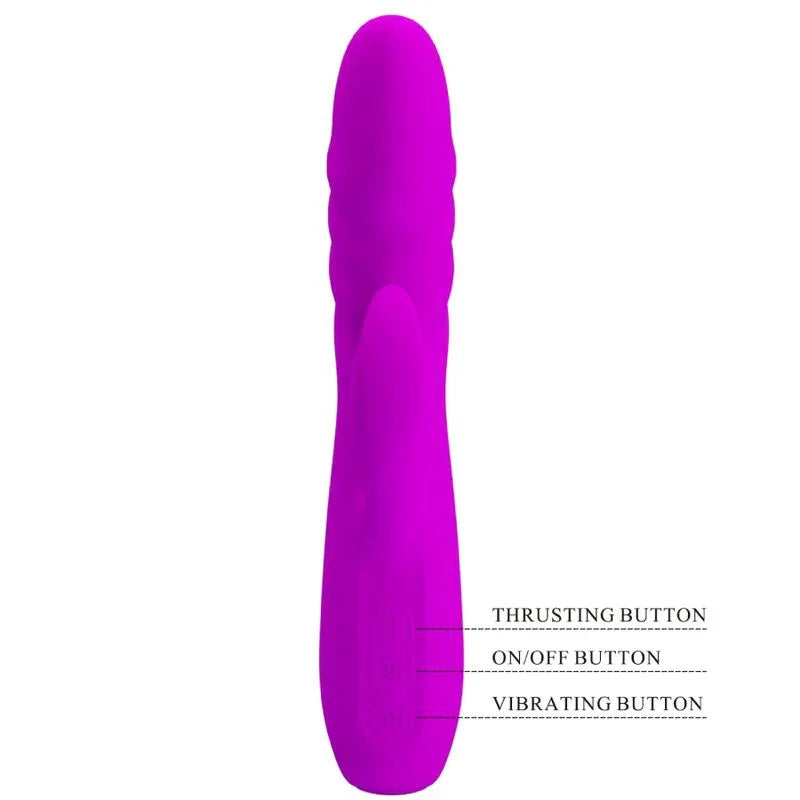 PRETTY LOVE - MELANIE VIBRADOR CONEJO RECARGABLE MORADO - Nuvica