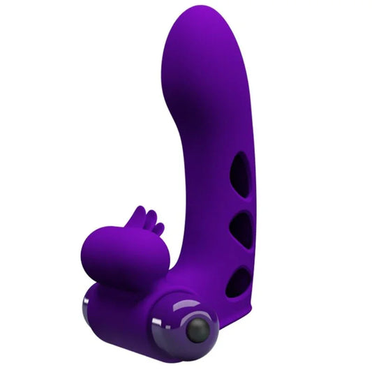 PRETTY LOVE - ORLANDO FUNDA DE DEDO VIBRADOR MORADO - Nuvica