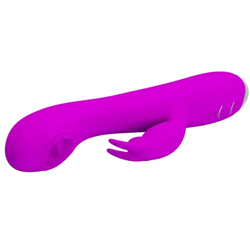PRETTY LOVE - RACHEL VIBRADOR RECARGABLE CON ONDAS ESTIMULADORAS MORADO - Nuvica