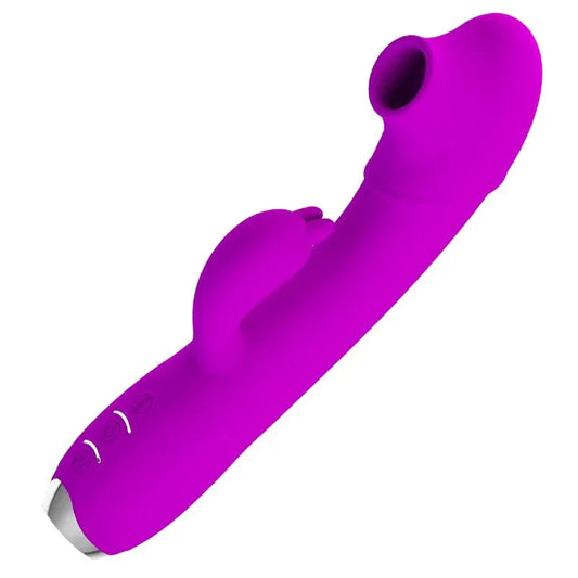 PRETTY LOVE - REGINA VIBRADOR-ONDAS ESTIMULADORAS RECARGABLE MORADO - Nuvica
