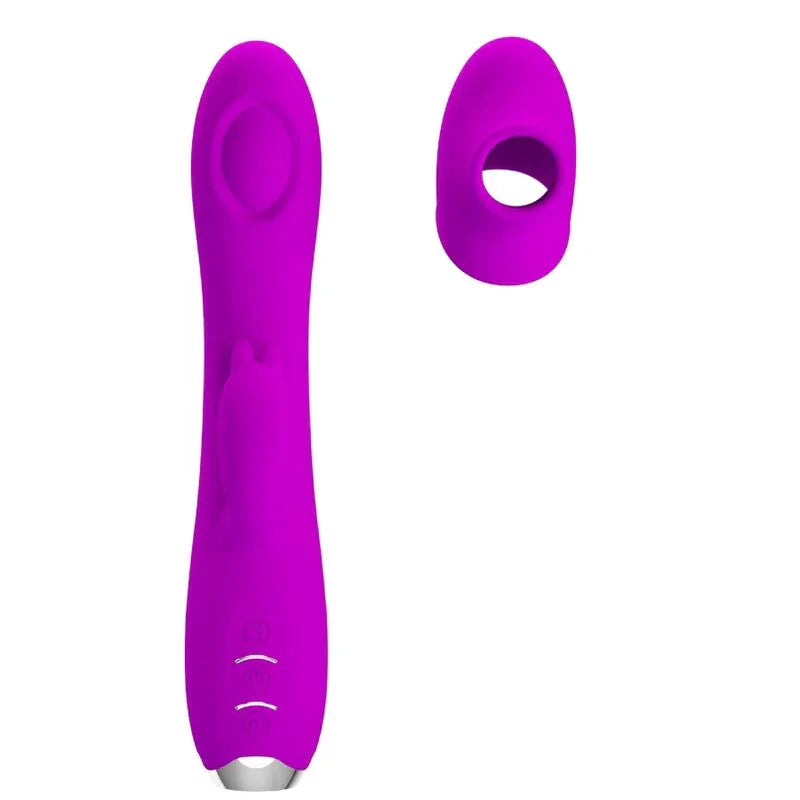 PRETTY LOVE - REGINA VIBRADOR-ONDAS ESTIMULADORAS RECARGABLE MORADO - Nuvica