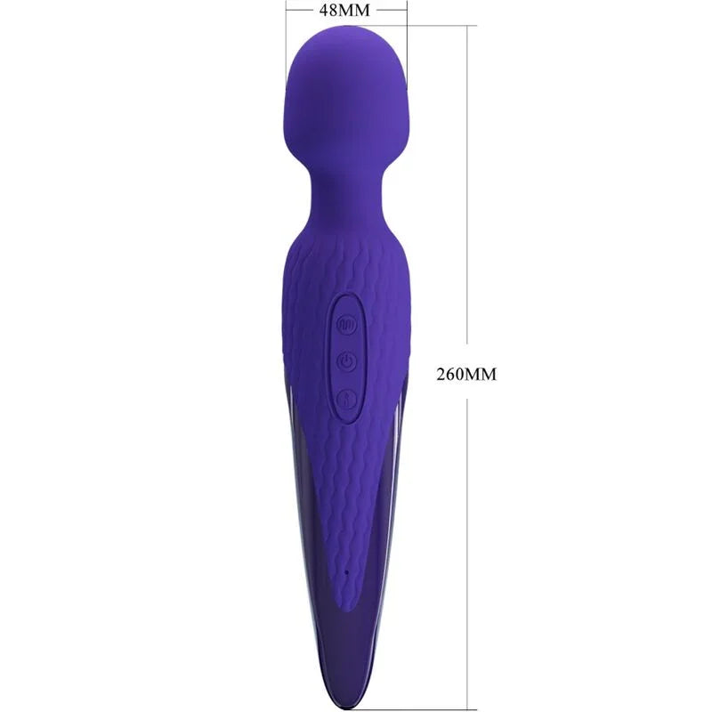 PRETTY LOVE - ANTONY YOUTH VIBRADOR WAND EFECTO CALOR VIOLETA - Nuvica
