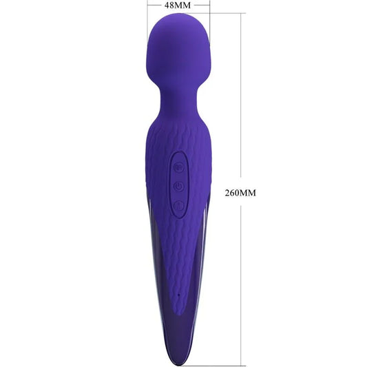 PRETTY LOVE - ANTONY YOUTH VIBRADOR WAND EFECTO CALOR VIOLETA - Nuvica