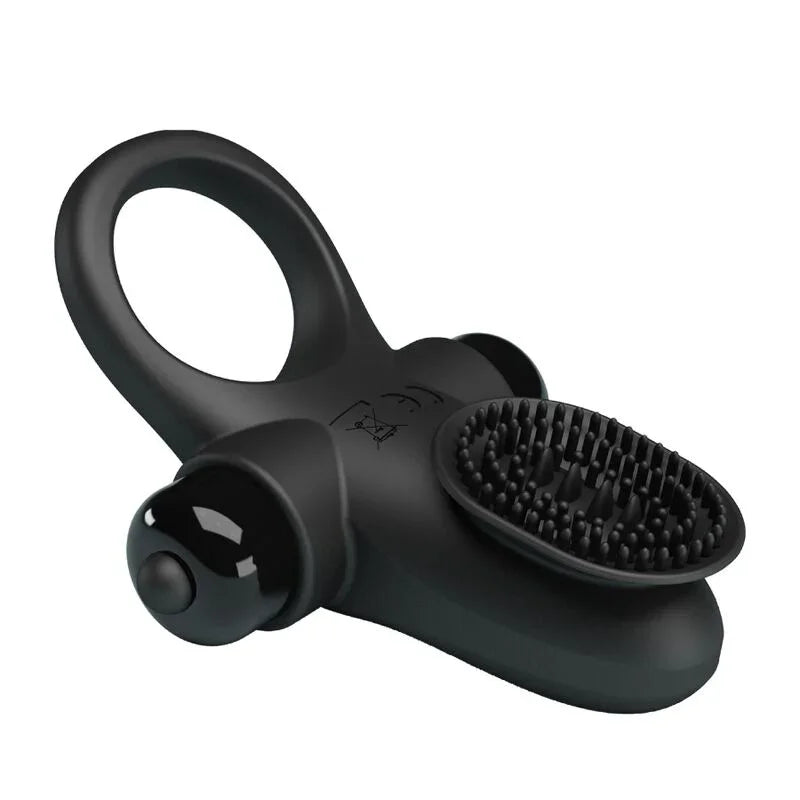 PRETTY LOVE - ANILLO VIBRADOR II PARA PENE NEGRO - Nuvica