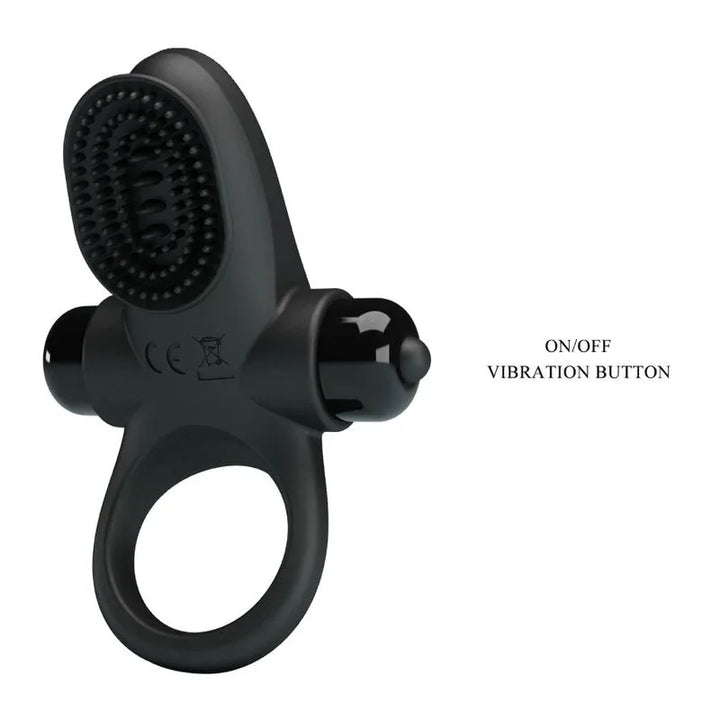 PRETTY LOVE - ANILLO VIBRADOR II PARA PENE NEGRO - Nuvica