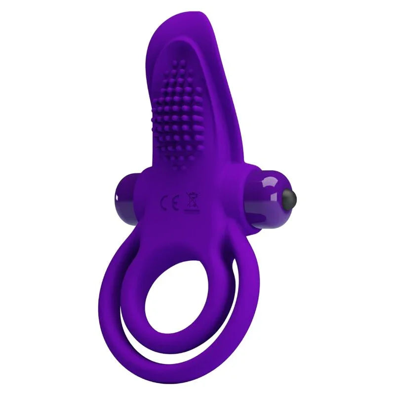 PRETTY LOVE - ANILLO VIBRADOR PARA PENE MORADO - Nuvica