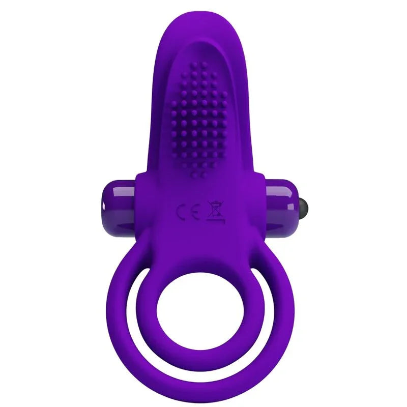 PRETTY LOVE - ANILLO VIBRADOR PARA PENE MORADO - Nuvica