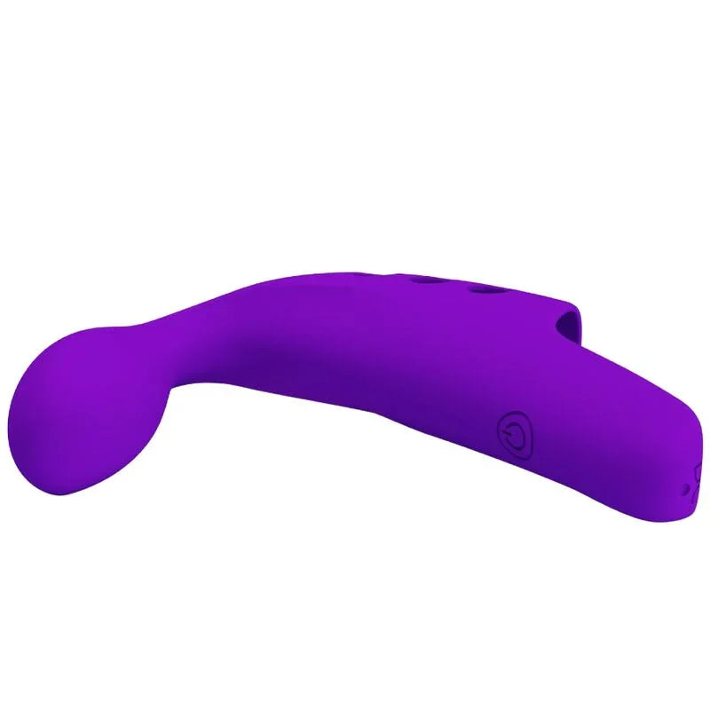 PRETTY LOVE - GORGON VIBRADOR DE DEDO RECARGABLE MORADO - Nuvica