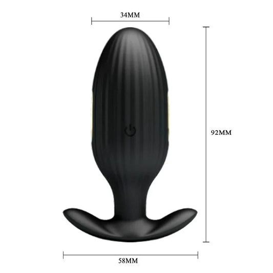 PRETTY LOVE - JEFFERSON PLUG ANAL CONTROLADO POR APP NEGRO - Nuvica
