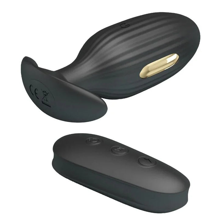 PRETTY LOVE - KELLY PLUG ANAL VIBRADOR RECARGABLE NEGRO - Nuvica