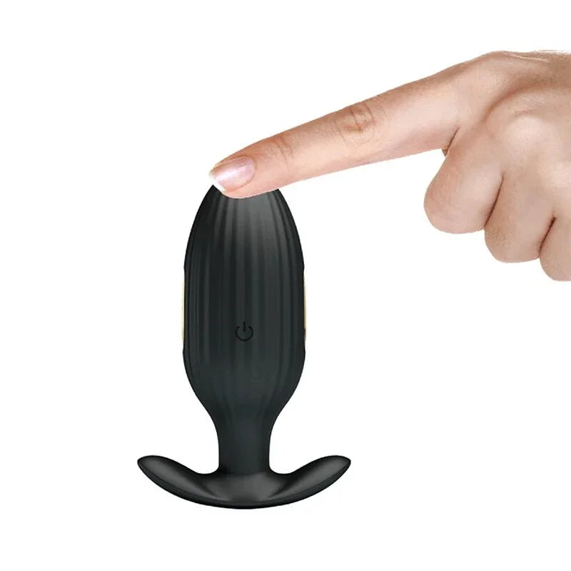 PRETTY LOVE - KELLY PLUG ANAL VIBRADOR RECARGABLE NEGRO - Nuvica