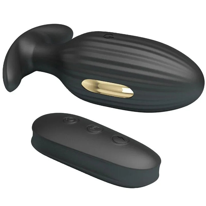 PRETTY LOVE - KELLY PLUG ANAL VIBRADOR RECARGABLE NEGRO - Nuvica