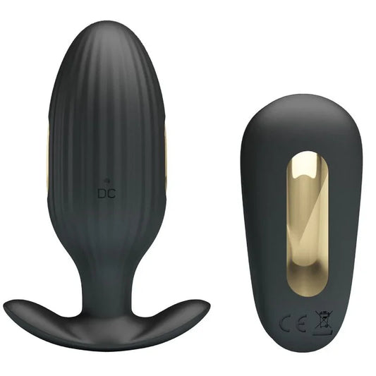PRETTY LOVE - KELLY PLUG ANAL VIBRADOR RECARGABLE NEGRO - Nuvica