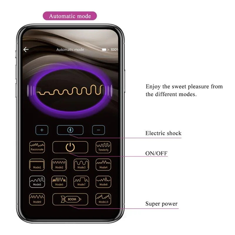PRETTY LOVE - JEFFERSON PLUG ANAL CONTROLADO POR APP NEGRO - Nuvica