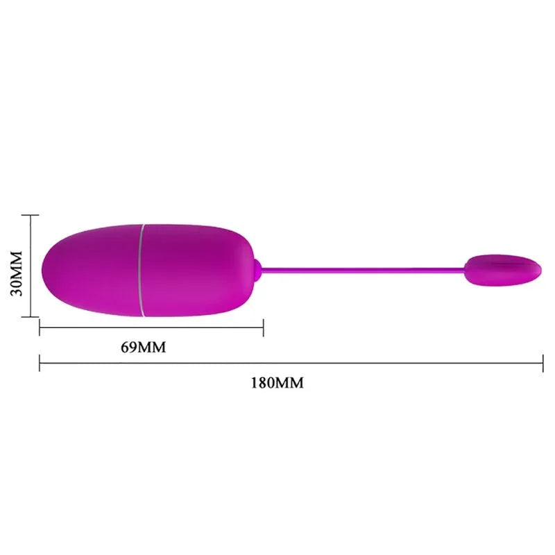 PRETTY LOVE - NYMPH HUEVO VIBRADOR CONTROLADO POR APP VIOLETA - Nuvica