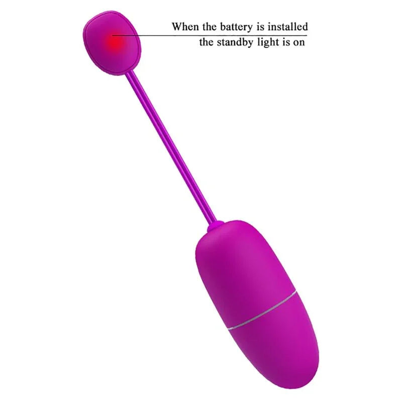 PRETTY LOVE - NYMPH HUEVO VIBRADOR CONTROLADO POR APP VIOLETA - Nuvica