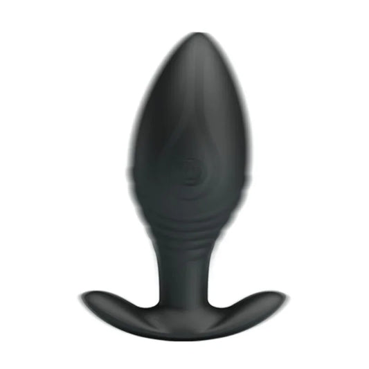 PRETTY LOVE - REGINA PLUG ANAL VIBRADOR RECARGABLE NEGRO - Nuvica