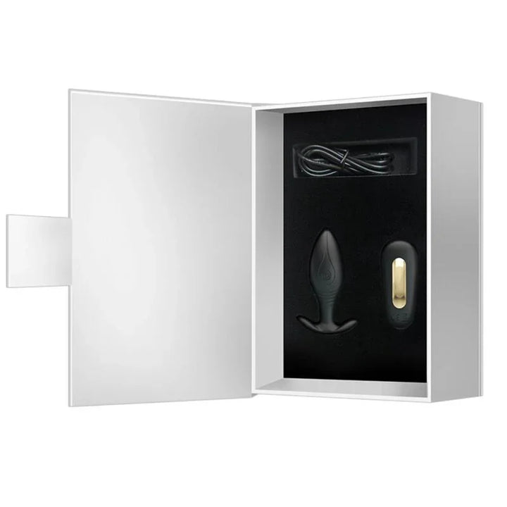 PRETTY LOVE - REGINA PLUG ANAL VIBRADOR RECARGABLE NEGRO - Nuvica