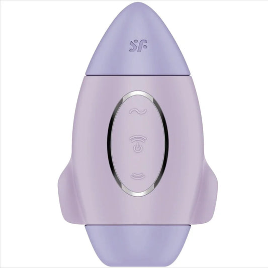 SATISFYER - MISSION CONTROL LILA VIBRADOR PEQUEÑO DE DOBLE IMPULSO - Nuvica