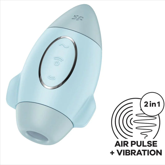 SATISFYER - MISSION CONTROL LILA VIBRADOR PEQUEÑO DE DOBLE IMPULSO - Nuvica