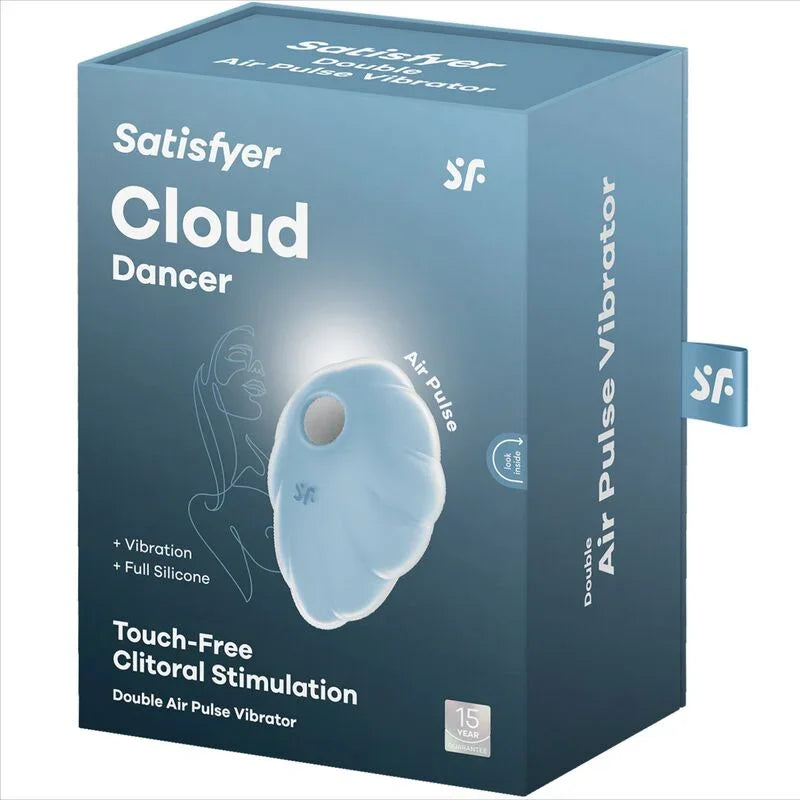 SATISFYER - CLOUD DANCER VERDE VIBRADOR AIR PULSE - Nuvica