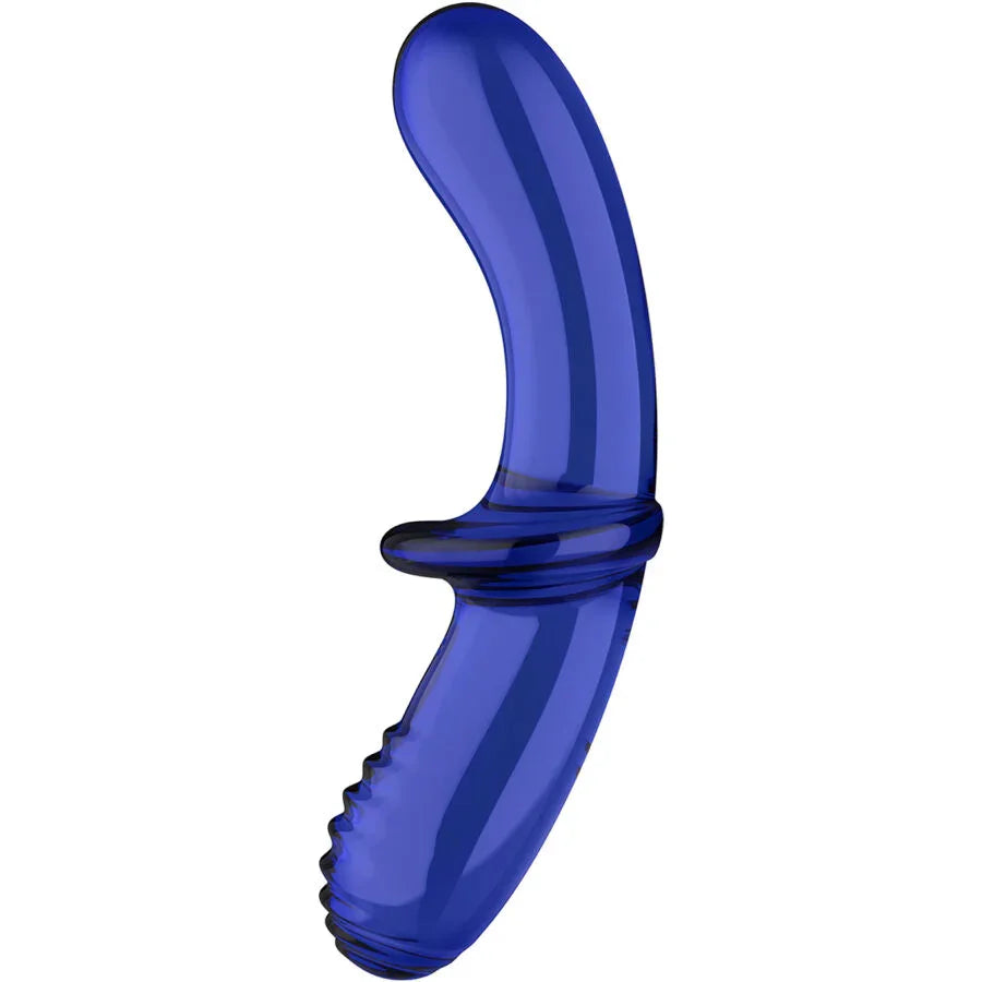 SATISFYER - DOUBLE CRYSTAL DILDO TRANSPARENTE - Nuvica