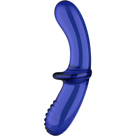 SATISFYER - DOUBLE CRYSTAL DILDO TRANSPARENTE - Nuvica