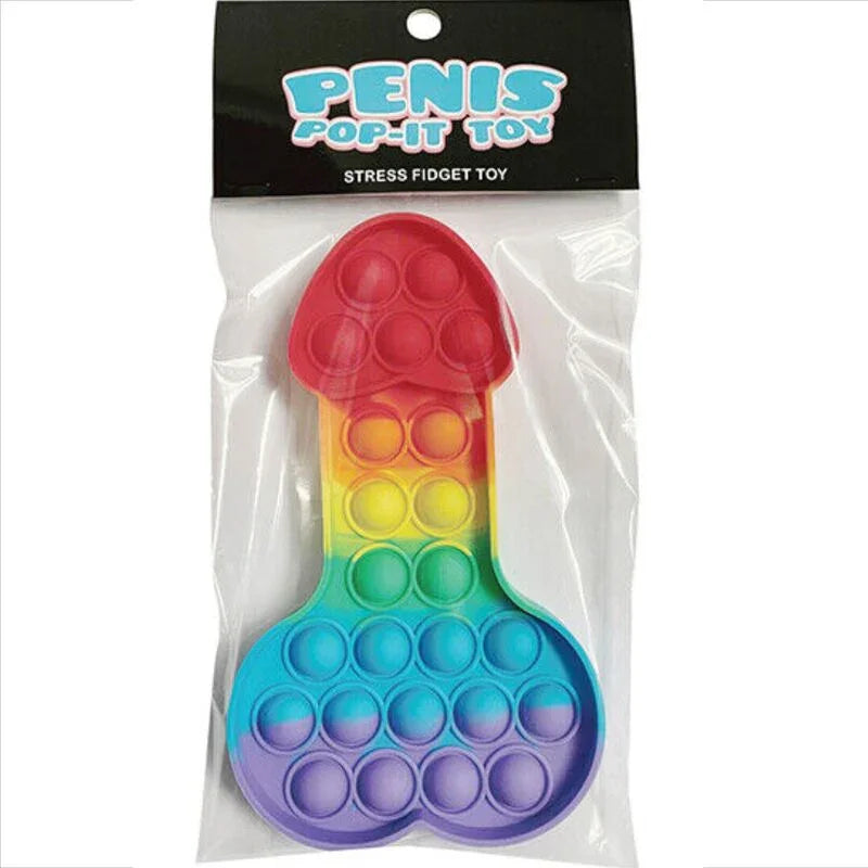 KHEPER GAMES - JUGUETE ANTIESTRES PENIS POP-IT MULTICOLOR - Nuvica