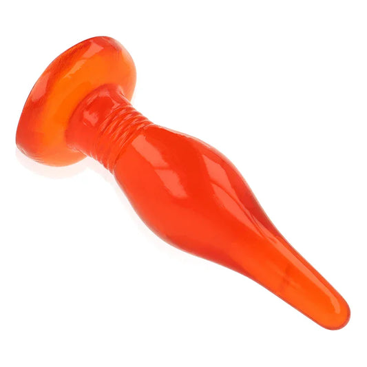 BAILE - PLUG ANAL TACTO SUAVE ROJO 14.2 CM - Nuvica
